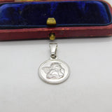 Sterling Silver Raphael's Cherub Charm Pendant Vintage c1970