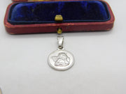 Sterling Silver Raphael's Cherub Charm Pendant Vintage c1970