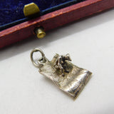 Sterling Silver Magic Carpet Charm Pendant Vintage c1970