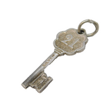 Sterling Silver 21st Birthday Key Charm Pendant Vintage c1970