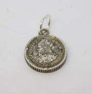 Early 20th Century Republic of Panama Silver Coin Charm Antique 1904