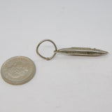Sterling Silver Queen Elizabeth II Ship Charm Pendant Vintage c1970