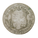 King George V .500 Silver Half Crown Coin Antique 1924 Fair/Fine Condition