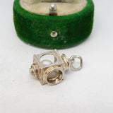 Sterling Silver Pearl of the Lantern Charm Pendant Vintage c1970