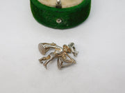 Sterling Silver Farmer with Baskets Charm Pendant Vintage c1970