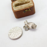 Sterling Silver Water Jug Charm Pendant Vintage c1970