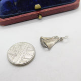 Sterling Silver Yacht Sailing Boat Charm Pendant Vintage c1970