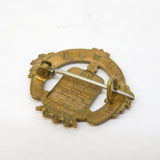 WW1-era Gilt Metal Colourful Enamel Ypres Sweetheart Brooch Antique c1916