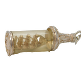 Sterling Silver Ship in a Bottle Charm Pendant Vintage c1970s
