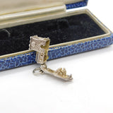 Sterling Silver Openable Couple in the Church Charm Pendant Vintage c1970