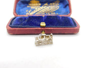 Sterling Silver Country Cottage Charm Pendant Vintage c1970