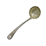 Victorian Silver Plated Floral Pattern Sugar Caster Spoon Antique c1880s