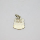 Sterling Silver Shrewsbury Enamel Shield Souvenir Charm Pendant Vintage c1970