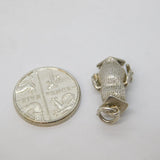 Sterling Silver Wise Owl Charm Pendant Vintage c1970