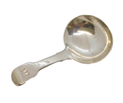 George IV Sterling Silver 'W' Initial Tea Caddy Spoon Antique 1826 London