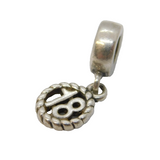 Sterling Silver 18th Birthday Charm Pendant Vintage c1970s