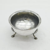 Irish George III Sterling Silver Beaded Bowl Antique 1795 Dublin George West