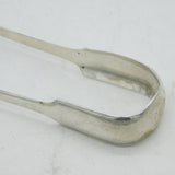 Aberdeen Scottish George IV Sterling Silver Sugar Tongs Antique James Robertson