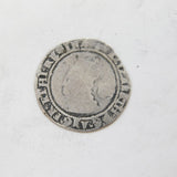 Queen Elizabeth I Hammered Sixpence Coin Antique 1573 Fair Condition