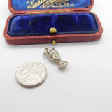 Sterling Silver Egyptian Pharaoh Charm Pendant Vintage c1970