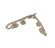 Sterling Silver Ice Skate Charm Pendant Vintage c1970