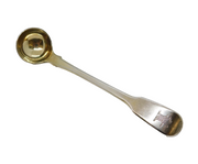 George III Sterling Silver Wheat Sheaf Crest Condiment Spoon Antique 1820