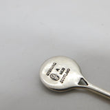 Scottish Sterling Silver Planished Teaspoon Vintage c1970 Celtic Art Industries