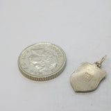 Sterling Silver Enamel Ibiza Spain Charm Pendant Vintage c1970s