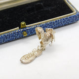 Sterling Silver The Family that Live in a Shoe Charm Pendant Vintage c1970