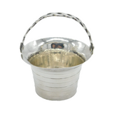George II Sterling Silver Novelty Cream Pail Antique 1752 London, George Campar