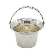 George II Sterling Silver Novelty Cream Pail Antique 1752 London, George Campar