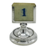 Edwardian Sterling Silver Desk Calendar Antique 1907 London