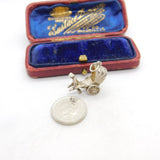 Sterling Silver Tuk-Tuk Charm Pendant Vintage c1970