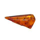 20th Century Gold Plated Large Amber Specimen Brooch Vintage c1950s