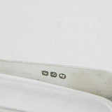 George III Sterling Silver Square Bowl Sugar Tongs Antique 1817 London