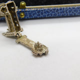 Sterling Silver Opening Wedding Couple in the Church Charm Pendant Vintage c1970