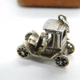 Sterling Silver Old Classic Car Charm Pendant Vintage c1970