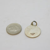 Sterling Silver St Christopher Travel Charm Pendant Vintage c1970s