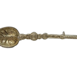 King George V Sterling Silver Coronation Anointing Spoon Antique 1910