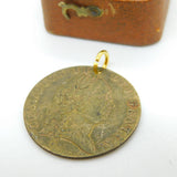 Georgian Base Metal Guinea Style Novelty Gaming Counter Pendant Fob 1790 Antique