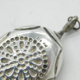 Norwegian Marius Hammer .830 Silver Viking Ship Salt Cellar Antique c1930s