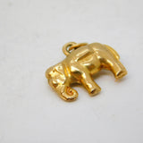 9ct Yellow Gold Lucky Elephant Charm or Pendant Vintage 1969 London