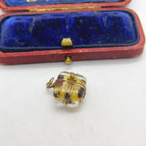 Sterling Silver Mysterious Abstract Charm Pendant Vintage c1970