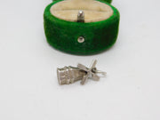 Sterling Silver Windmill Charm Pendant Vintage c1970