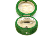 Sterling Silver Half Textured Band Ring Vintage c1970 Size M 1/2