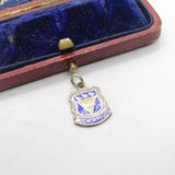 Sterling Silver & Enamel Bognor Regis Charm Pendant Vintage c1970