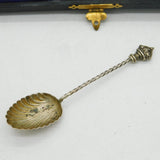 Boxed Set of Sterling Silver Queen Victoria Jubilee Teaspoons Antique 1896