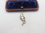 Sterling Silver Native American Charm Pendant Vintage c1970
