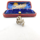 Sterling Silver Steam Engine Charm Pendant Vintage c1970