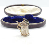 Sterling Silver Beer Tankard Charm Pendant Vintage c1970